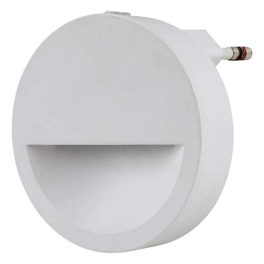 Rabalux - LED Нічник з датчиком освітленості LED/0,5W/230V 3000K діаметр 65 матовий