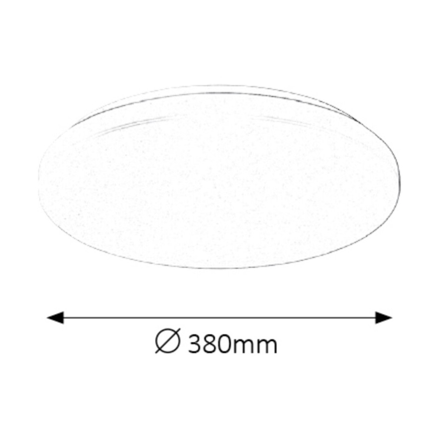 Rabalux - Світлодіодний стельовий світильник, 32 Вт, 230 В, діаметр 38 см