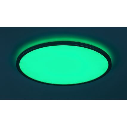 Rabalux - Світильник стельовий світлодіодний RGB з регулюванням яскравості LED/22W/230V Wi-Fi Tuya + дистанційне керування
