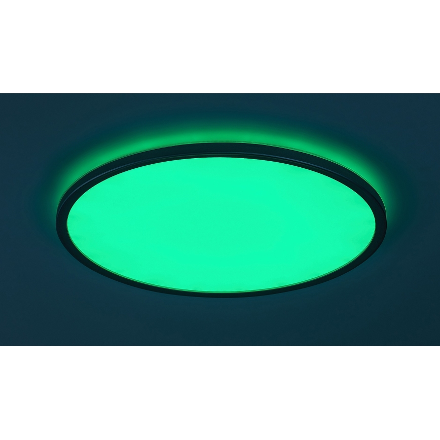 Rabalux - Світильник стельовий світлодіодний RGB з регулюванням яскравості LED/22W/230V Wi-Fi Tuya + дистанційне керування