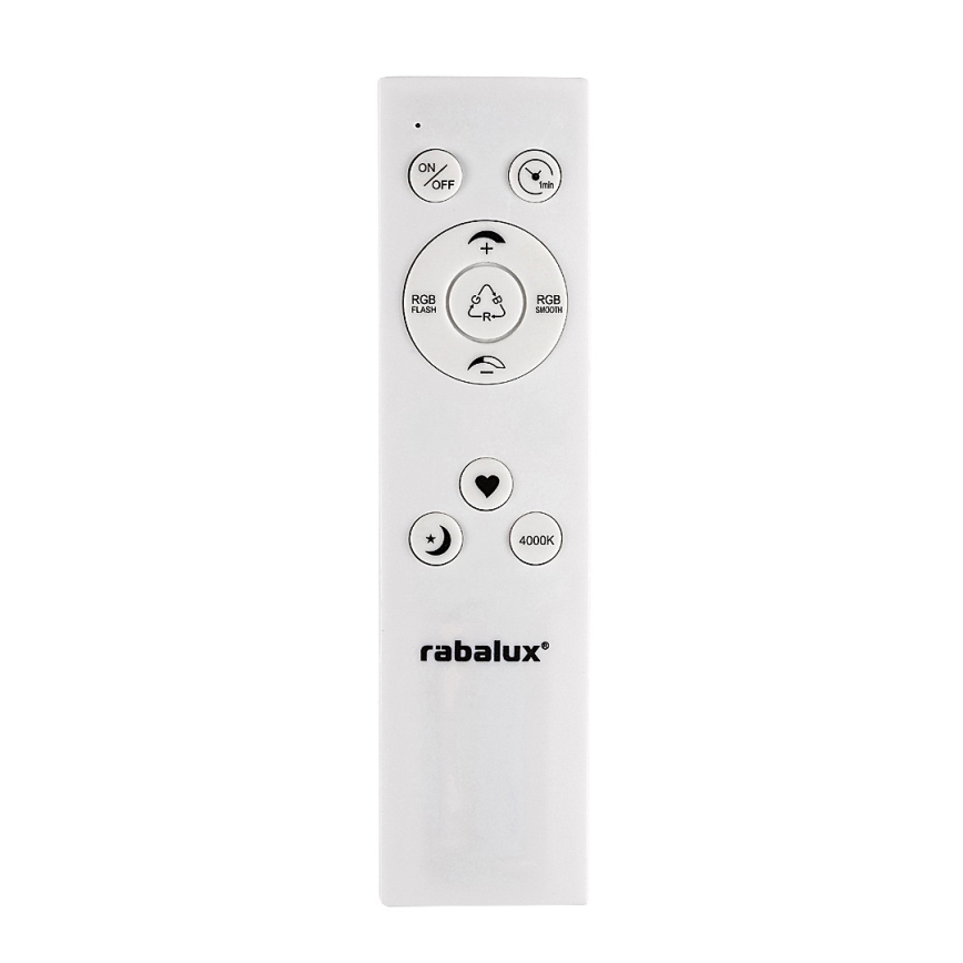 Rabalux - Світильник стельовий світлодіодний RGB з регулюванням яскравості LED/22W/230V Wi-Fi Tuya + дистанційне керування