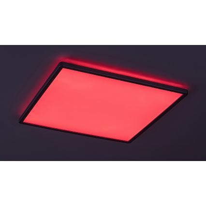 Rabalux - LED RGB стельовий світильник з регульованою яскравістю LED/22W/230V Wi-Fi Tuya + пульт дистанційного керування 42x42 cm