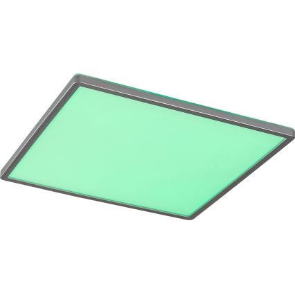 Rabalux - LED RGB стельовий світильник з регульованою яскравістю LED/22W/230V Wi-Fi Tuya + пульт дистанційного керування 42x42 cm