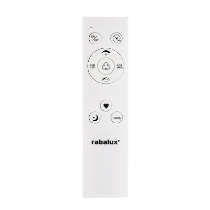 Rabalux - LED RGB стельовий світильник з регульованою яскравістю LED/22W/230V Wi-Fi Tuya + пульт дистанційного керування 42x42 cm