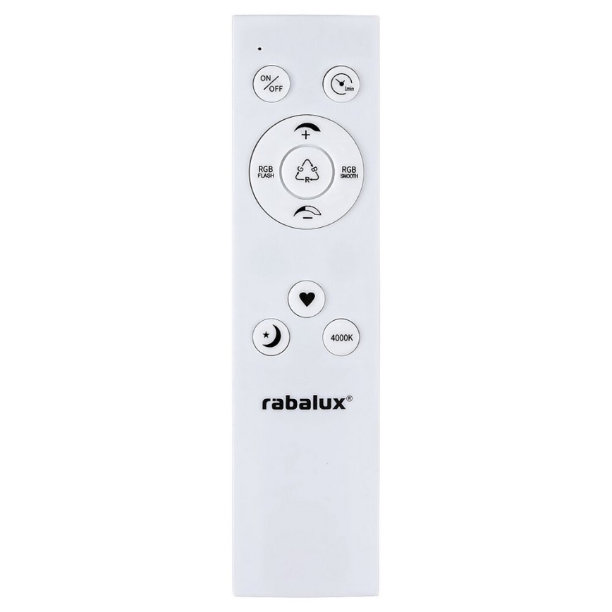 Rabalux - Светодиодный потолочный RGB-светильник с регулированием яркости LED/22W/230V Wi-Fi Tuya + дистанционное управление