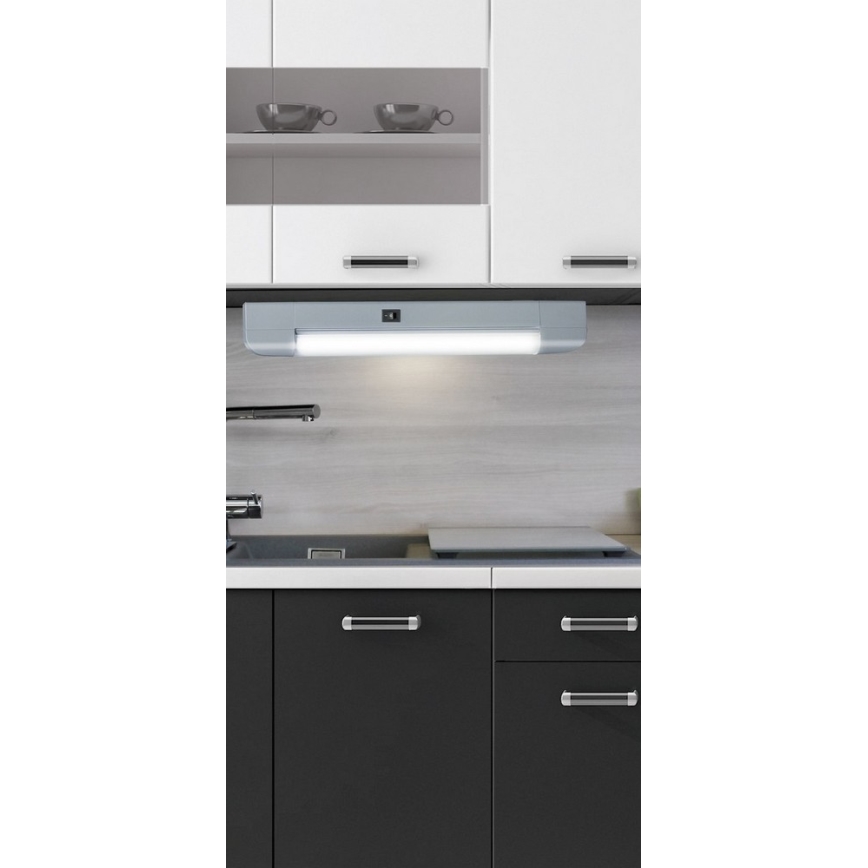 Rabalux - Лампа для подсветки кухонной столешницы BAND LIGHT 1xG13/10W/230V 39,5 см серебристый