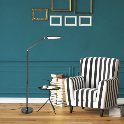 Rabalux - Сенсорний LED торшер з регулюванням яскравості LED/13W/230V 3000-6000K чорний