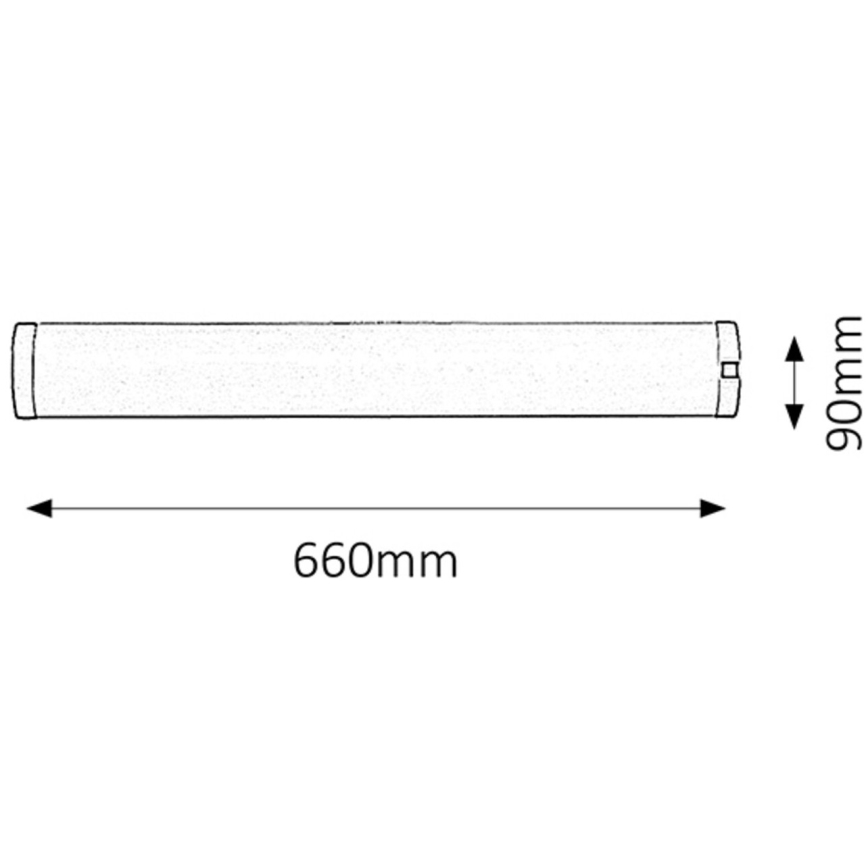 Rabalux - Лампа для подсветки кухонной столешницы 1xG13/18W/230V 66 см