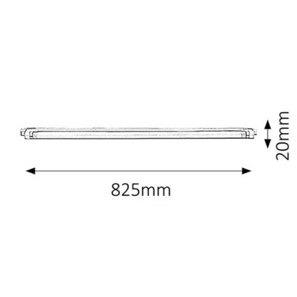 Rabalux 2345 - Підсвітка стільниці SLIM G5/30W/230V