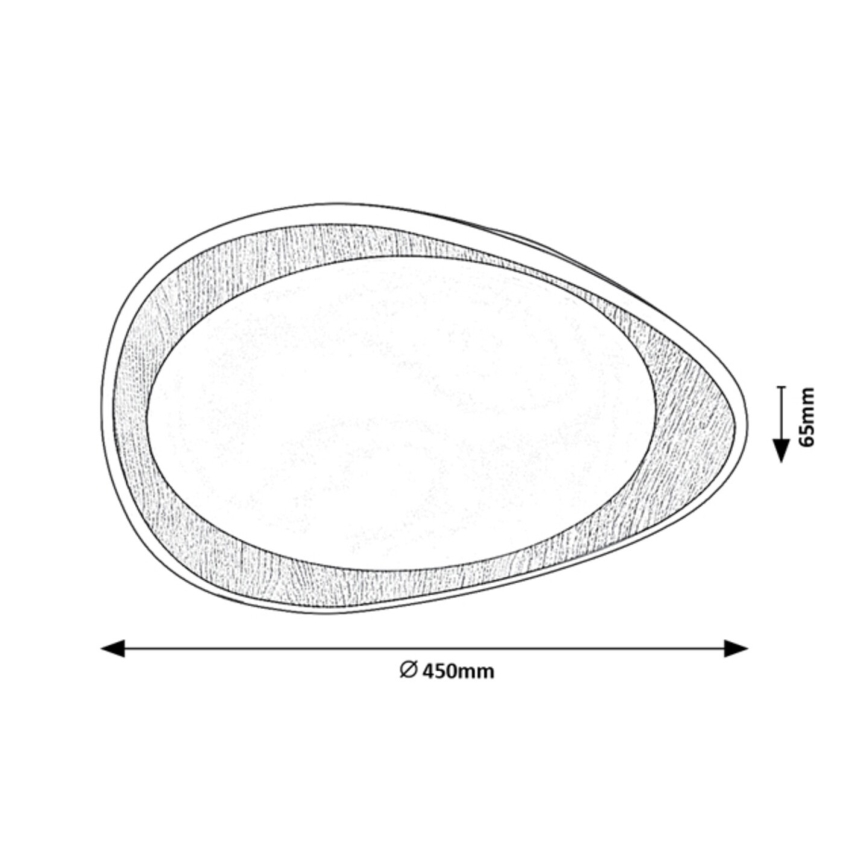 Rabalux - Светодиодный потолочный светильник LED/24W/230V