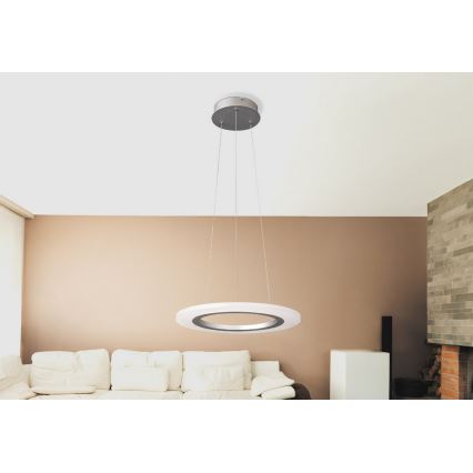 Rabalux 2428 - Світлодіодна люстра ADRIENNE LED/20W/230V срібний