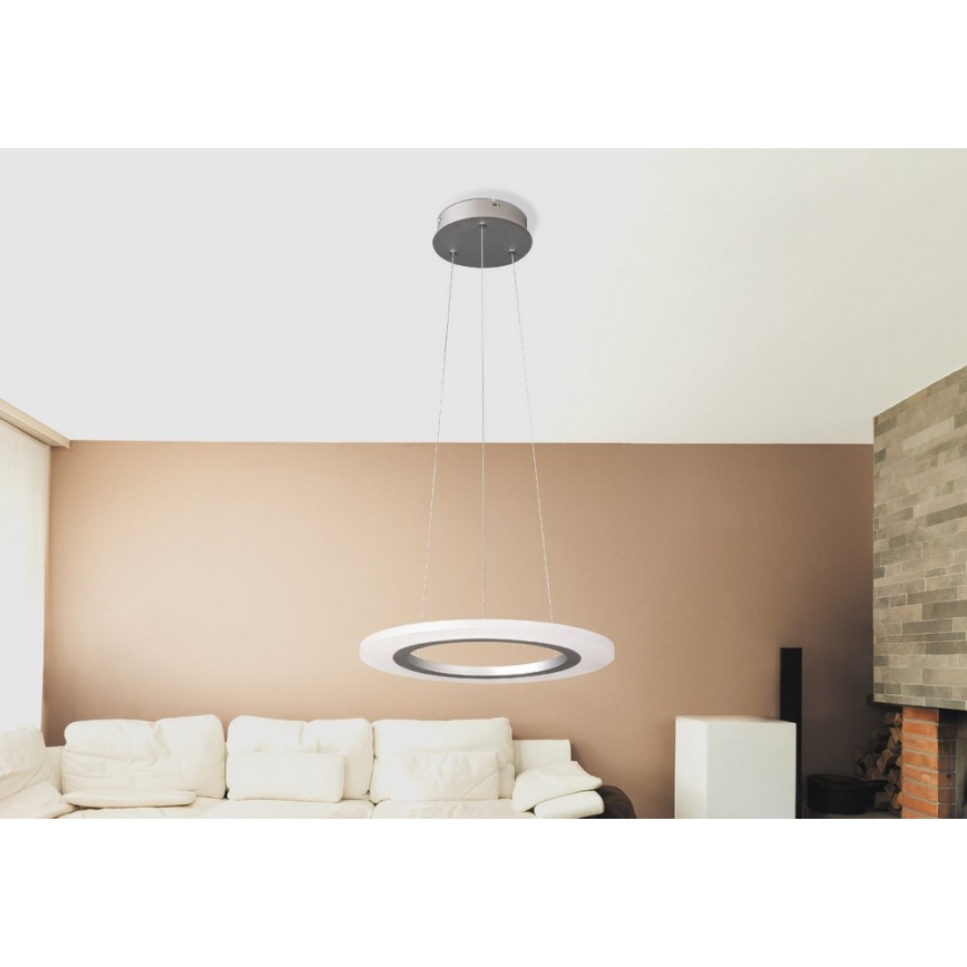 Rabalux 2428 - Світлодіодна люстра ADRIENNE LED/20W/230V срібний