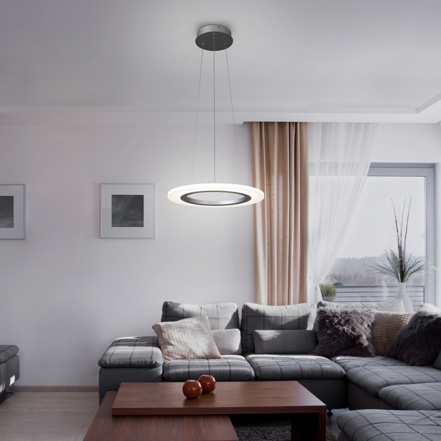 Rabalux 2428 - Світлодіодна люстра ADRIENNE LED/20W/230V срібний