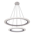 Rabalux 2429 - Світлодіодна люстра ADRIENNE LED/62W/230V срібний