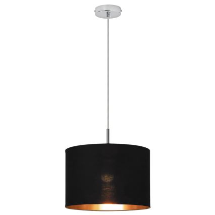 Rabalux 2526 - Подвесная люстра MONICA 1xE27/60W/230V черная 