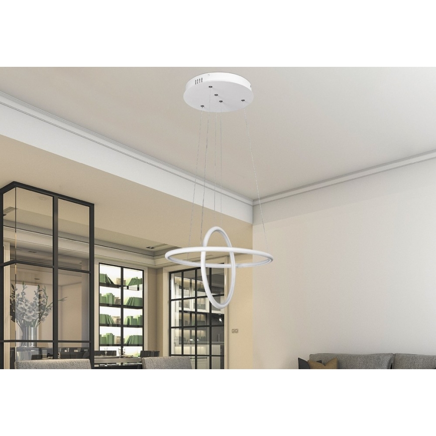 Rabalux - Світлодіодна люстра LED/37W/230V білий