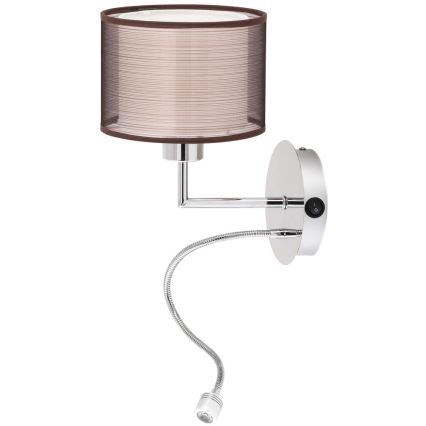 Rabalux - Настінний світильник E27/60W + LED/1W