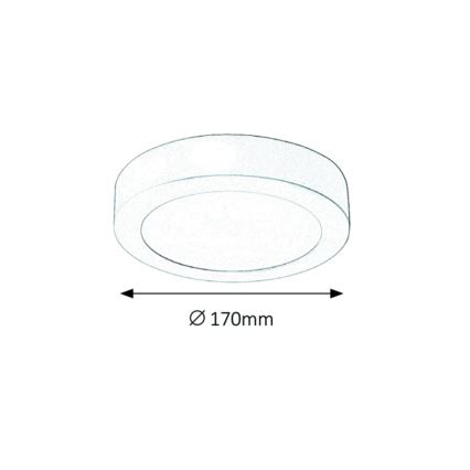 Rabalux 2655 - Светодиодный потолочный светильник LOIS LED/12W/230V