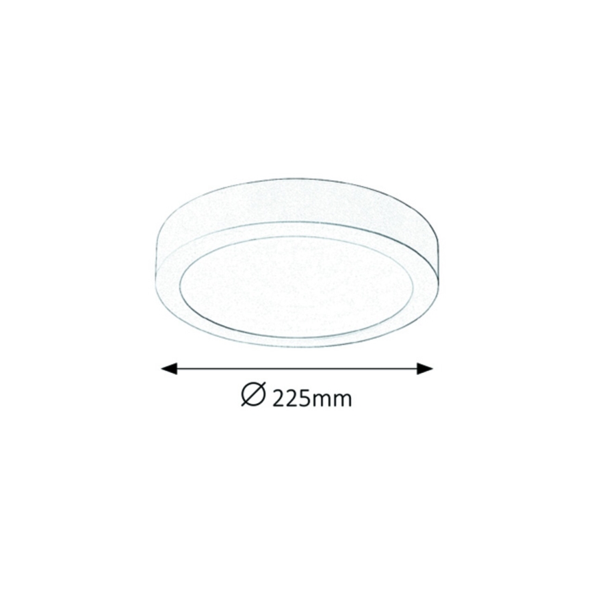 Rabalux 2660 - Светодиодный потолочный светильник LOIS LED/18W/230V