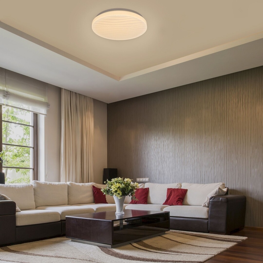 Rabalux 2675 - Потолочный светодиодный диммируемый светильник MILENA LED/24W/230V 390 мм