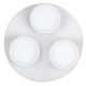 Rabalux - Світлодіодний стельовий світильник 3xLED/6W/230V білий
