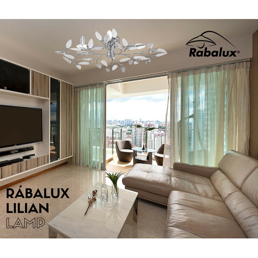 Rabalux - Стельовий світильник 4xE14/40W/230V