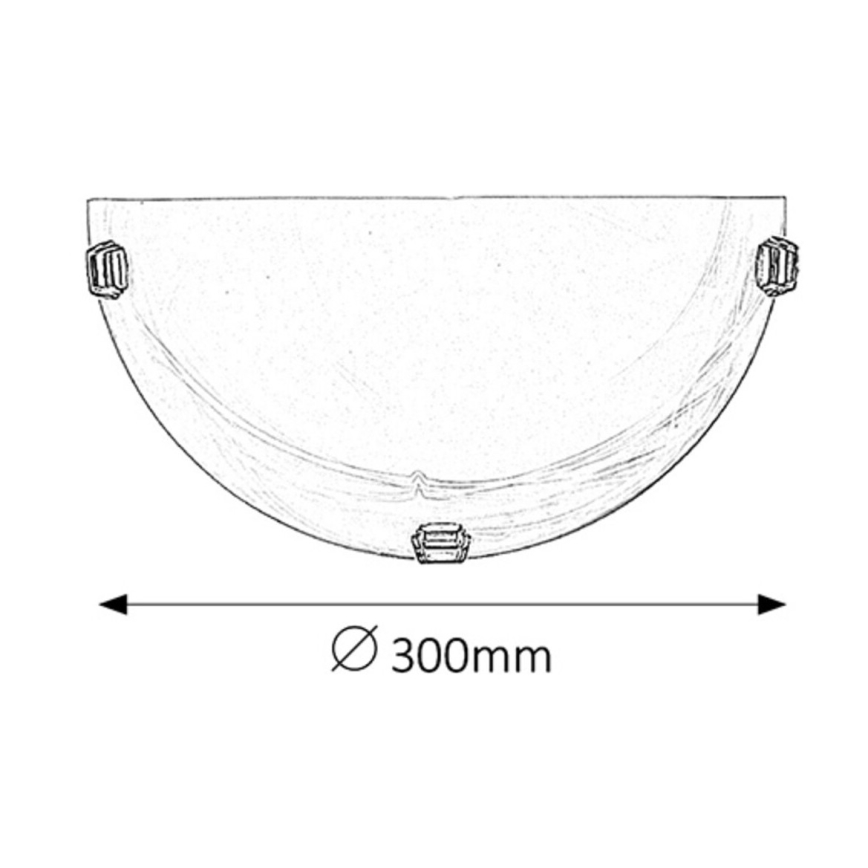 Rabalux - Настенный светильник 1xE27/60W/230V алебастровое стекло