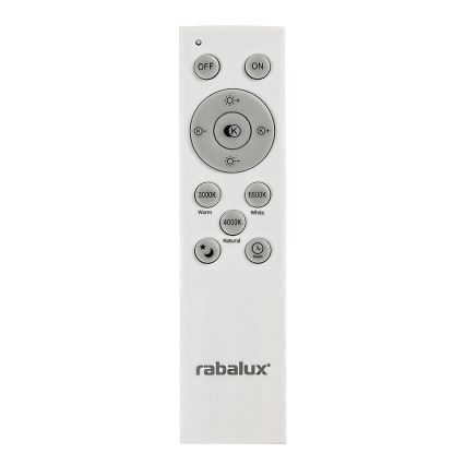 Rabalux - Стельовий світлодіодний світильник з регулюванням яскравості LED/72W/230V 3000-6500K + пульт ДК