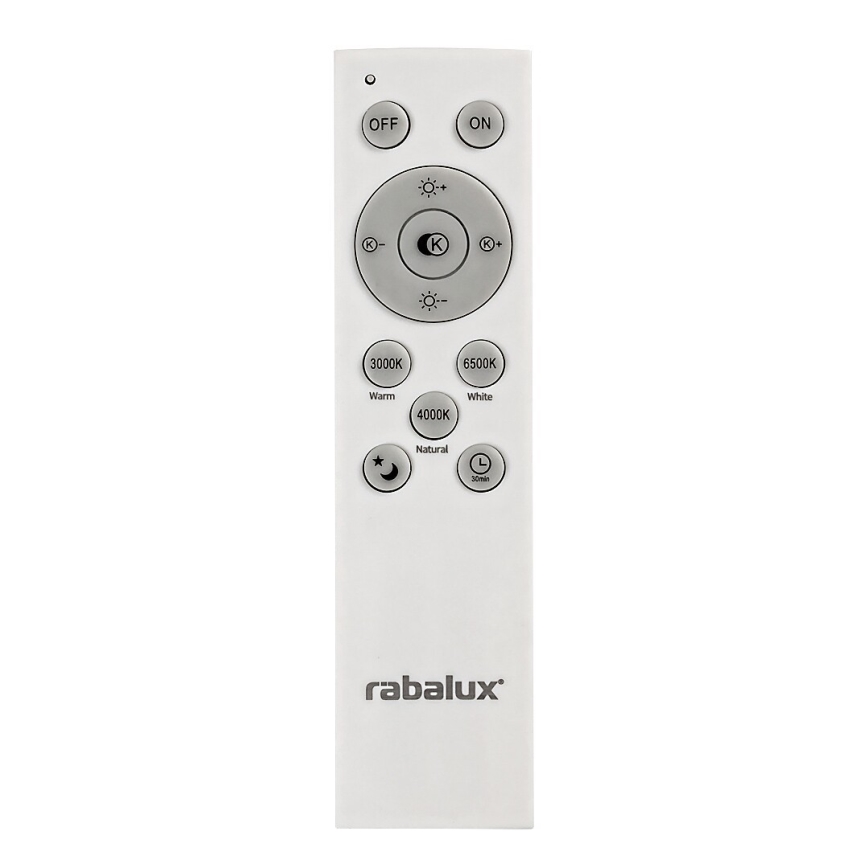 Rabalux - Стельовий світлодіодний світильник з регулюванням яскравості LED/72W/230V 3000-6500K + пульт ДК