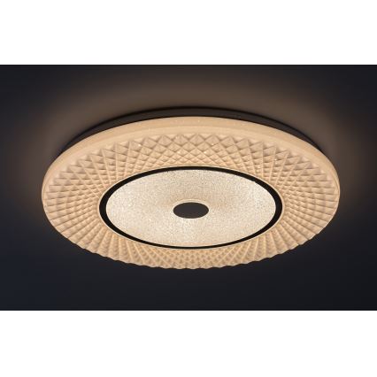 Rabalux - Диммируемый светодиодный потолочный светильник LED/72W/230V 3000-6500K с пультом дистанционного управления, диаметр 48 см
