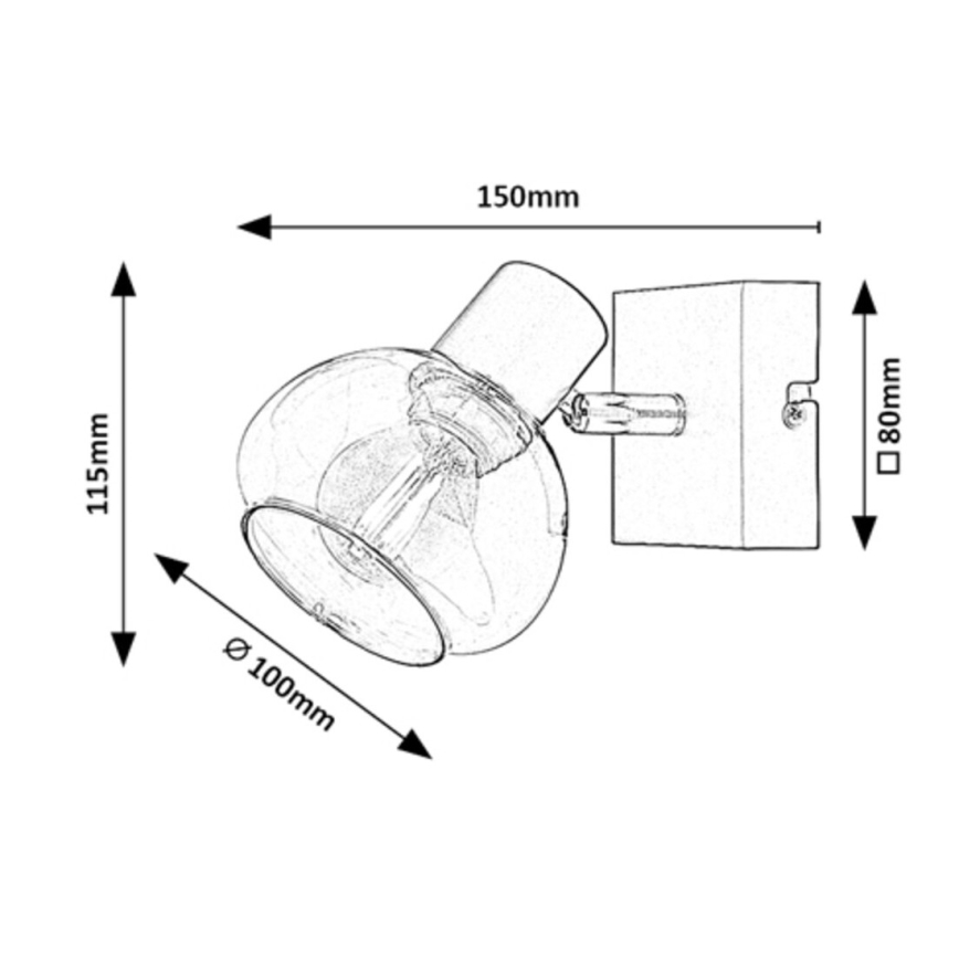 Rabalux - Настенный точечный светильник 1xE14/40W/230V