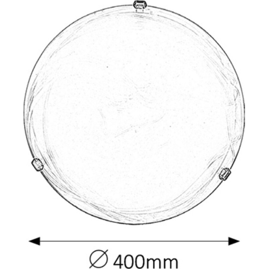 Rabalux - Стельовий світильник 2xE27/60W/230V алебастрове скло