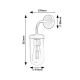 Rabalux - Настенный светильник для ванной комнат 1xE27/60W/230V блестящий хром