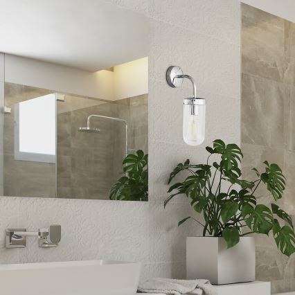 Rabalux - Настінне світильник для ванної кімнати 1xE27/60W/230V IP44 глянцевий хром