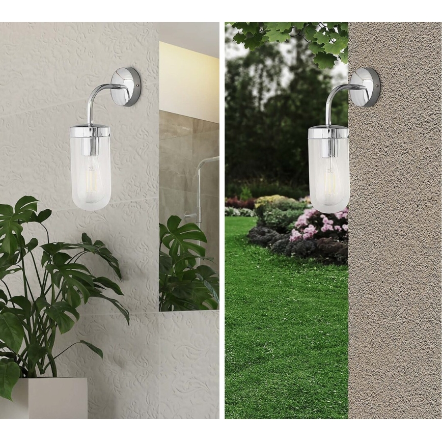 Rabalux - Настенный светильник для ванной комнаты 1xE27/60W/230V IP44 черный