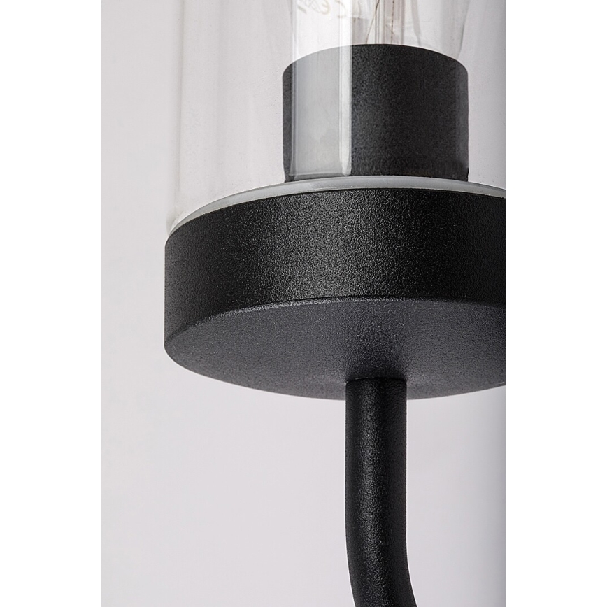 Rabalux - Настінний світильник для ванної кімнати 1xE27/60W/230V IP44 чорний