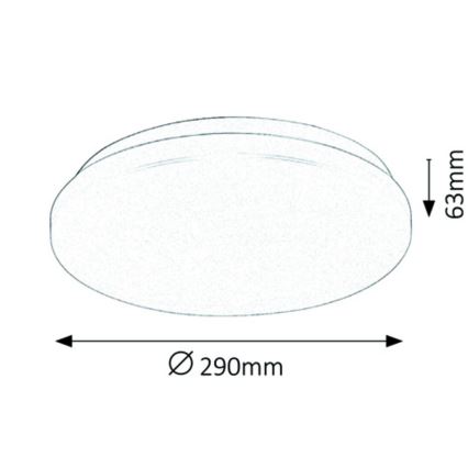 Rabalux 3338 - Светодиодный потолочный светильник ROB 1xLED/20W/230V