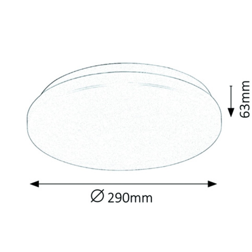 Rabalux 3338 - Светодиодный потолочный светильник ROB 1xLED/20W/230V
