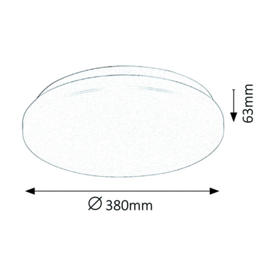 Rabalux - Стельовий LED світильник LED/32W/230V діаметр 38 см