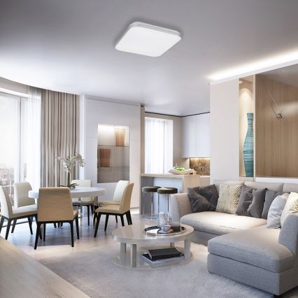 Рабалюкс - світлодіодний стельовий світильник 36W/230V квадратний 53x53 см