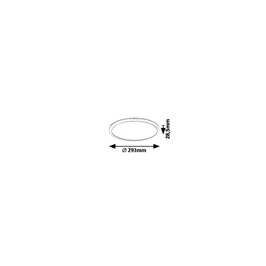 Rabalux - LED стельовий світильник LED/18W/230V Ø 29,3 см