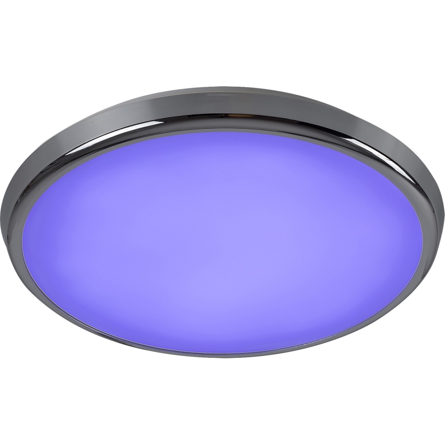 Rabalux - LED RGB Стельовий світильник для ванної з регулюванням яскравості LED/18W/230V діаметр 30 см 3000-6500K IP44 + пульт дистанційного керування