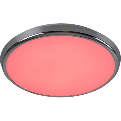 Rabalux - LED RGB Стельовий світильник для ванної з регулюванням яскравості LED/18W/230V діаметр 30 см 3000-6500K IP44 + пульт дистанційного керування