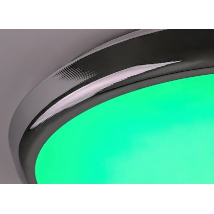 Rabalux - LED RGB Стельовий світильник для ванної з регулюванням яскравості LED/18W/230V діаметр 30 см 3000-6500K IP44 + пульт дистанційного керування