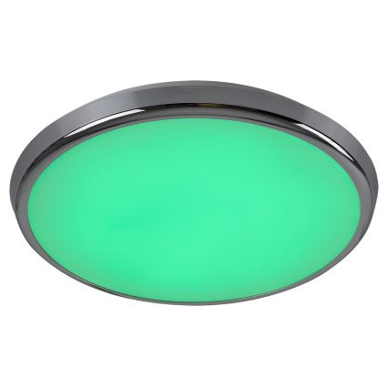 Rabalux - LED RGB Стельовий світильник для ванної з регулюванням яскравості LED/18W/230V діаметр 30 см 3000-6500K IP44 + пульт дистанційного керування
