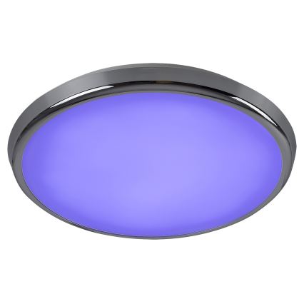 Rabalux - LED RGB Стельовий світильник для ванної з регулюванням яскравості LED/18W/230V діаметр 30 см 3000-6500K IP44 + пульт дистанційного керування