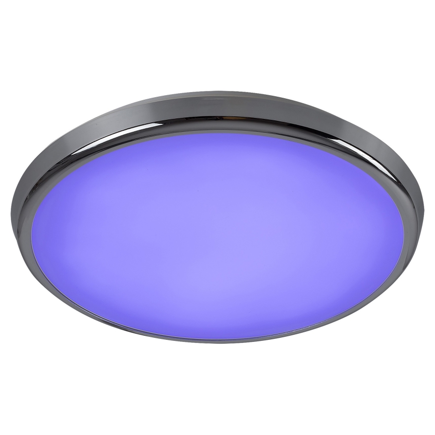 Rabalux - LED RGB Стельовий світильник для ванної з регулюванням яскравості LED/18W/230V діаметр 30 см 3000-6500K IP44 + пульт дистанційного керування