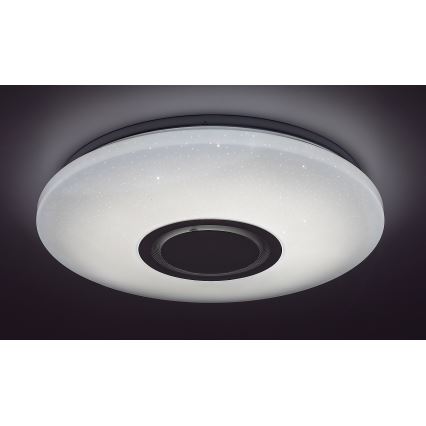 Rabalux - Світильник стельовий LED RGB з регулюванням яскравості та вбудованим динаміком LED/24W/230V Wi-Fi Tuya + дистанційне керування