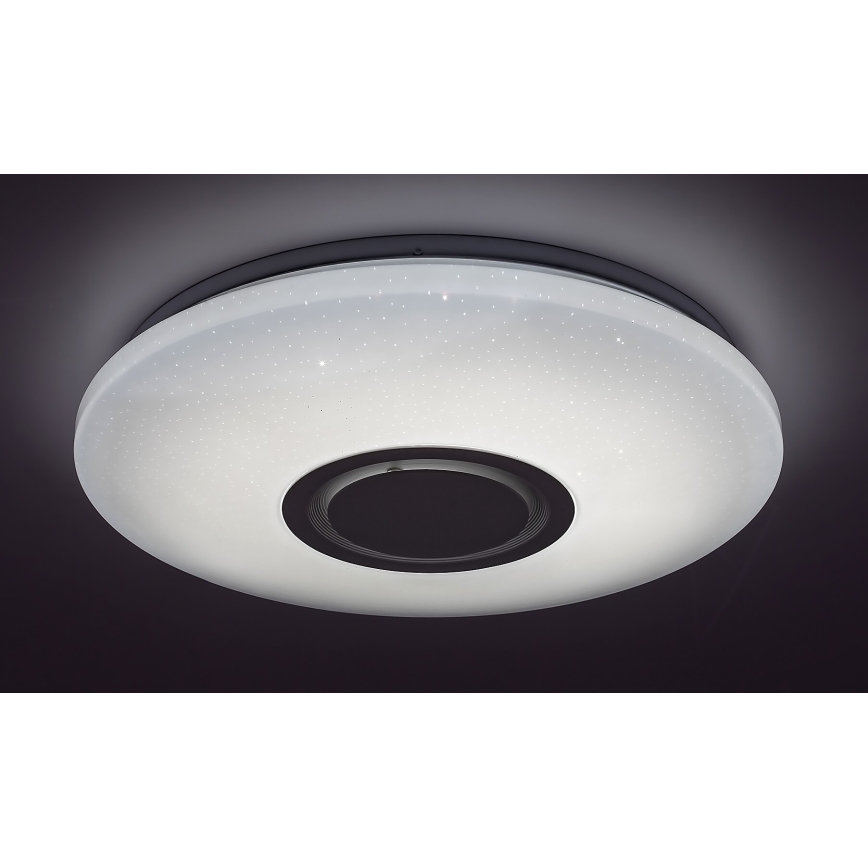 Rabalux - LED RGB Стельовий світильник з регулюванням яскравості та динаміком LED/24W/230V Wi-Fi Tuya + пульт дистанційного керування