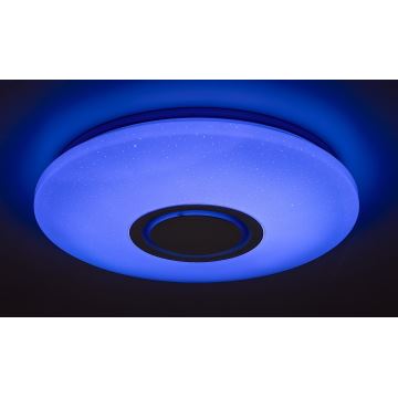 Rabalux - Стельовий LED RGB світильник з регулюванням яскравості з динаміком LED/24W/230V + ДК Wi-Fi